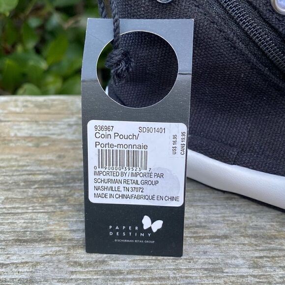 Own Your Journey Black High-top Keychain/Coin Pouch. NWT. - Picture 4 of 4